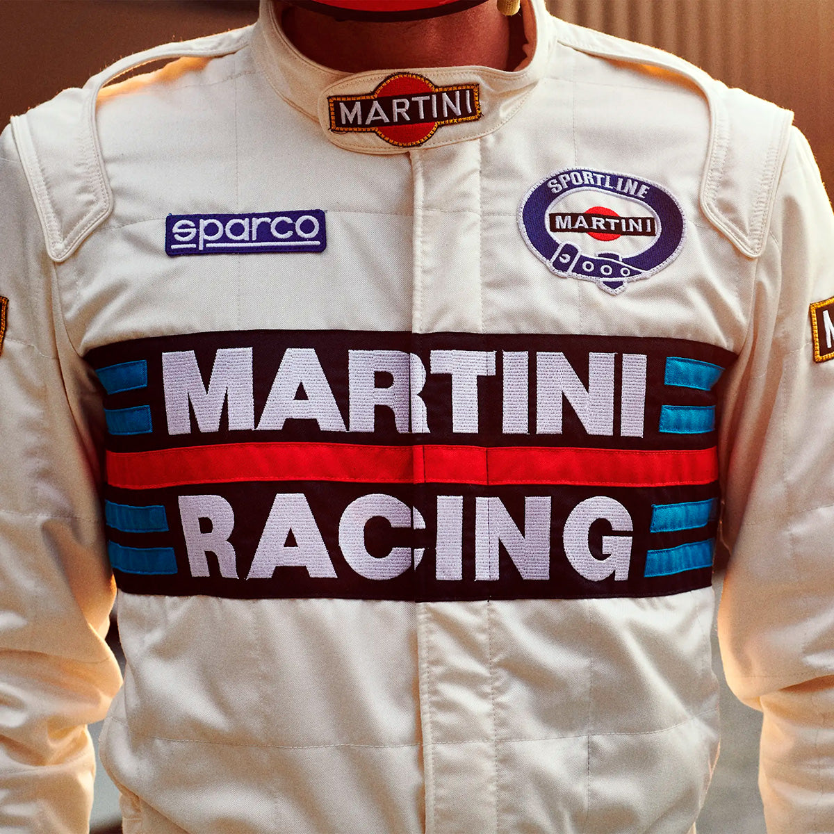 Sparco Martini Racing Driver Suit (White)