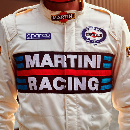 Sparco Martini Racing Driver Suit (White)