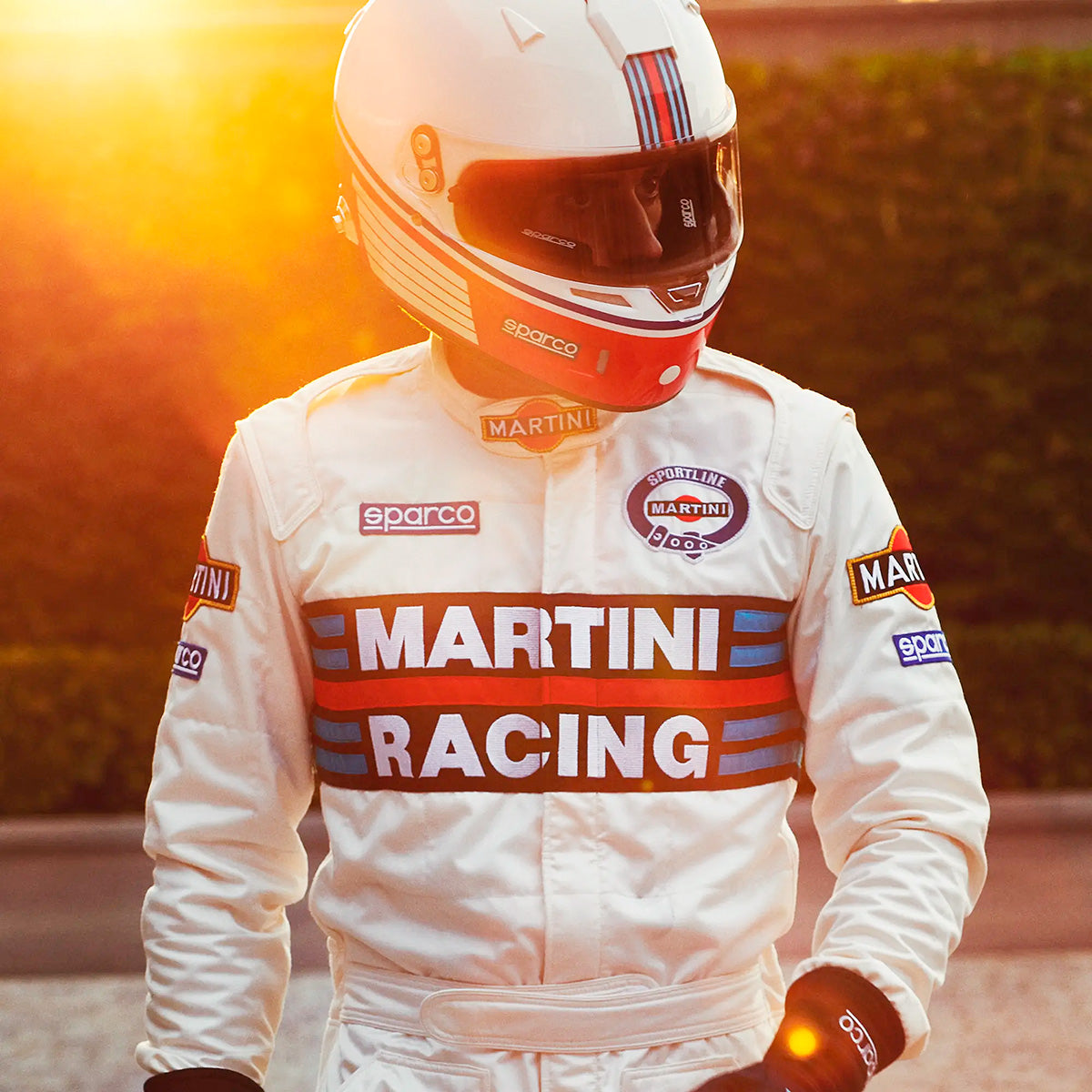 Sparco Martini Racing Driver Suit (White)