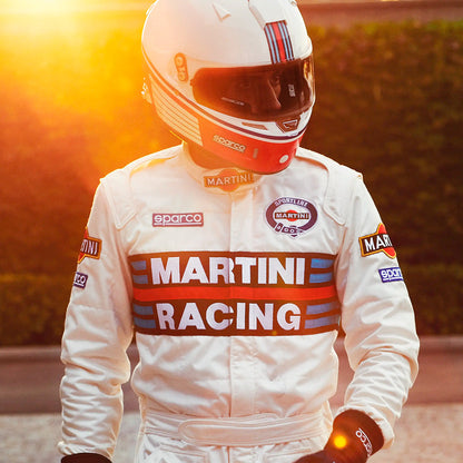 Sparco Martini Racing Driver Suit (White)