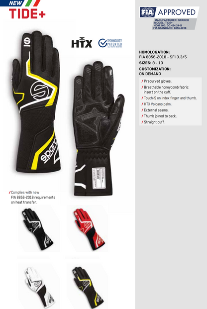 Sparco Tide+ Nomex Gloves