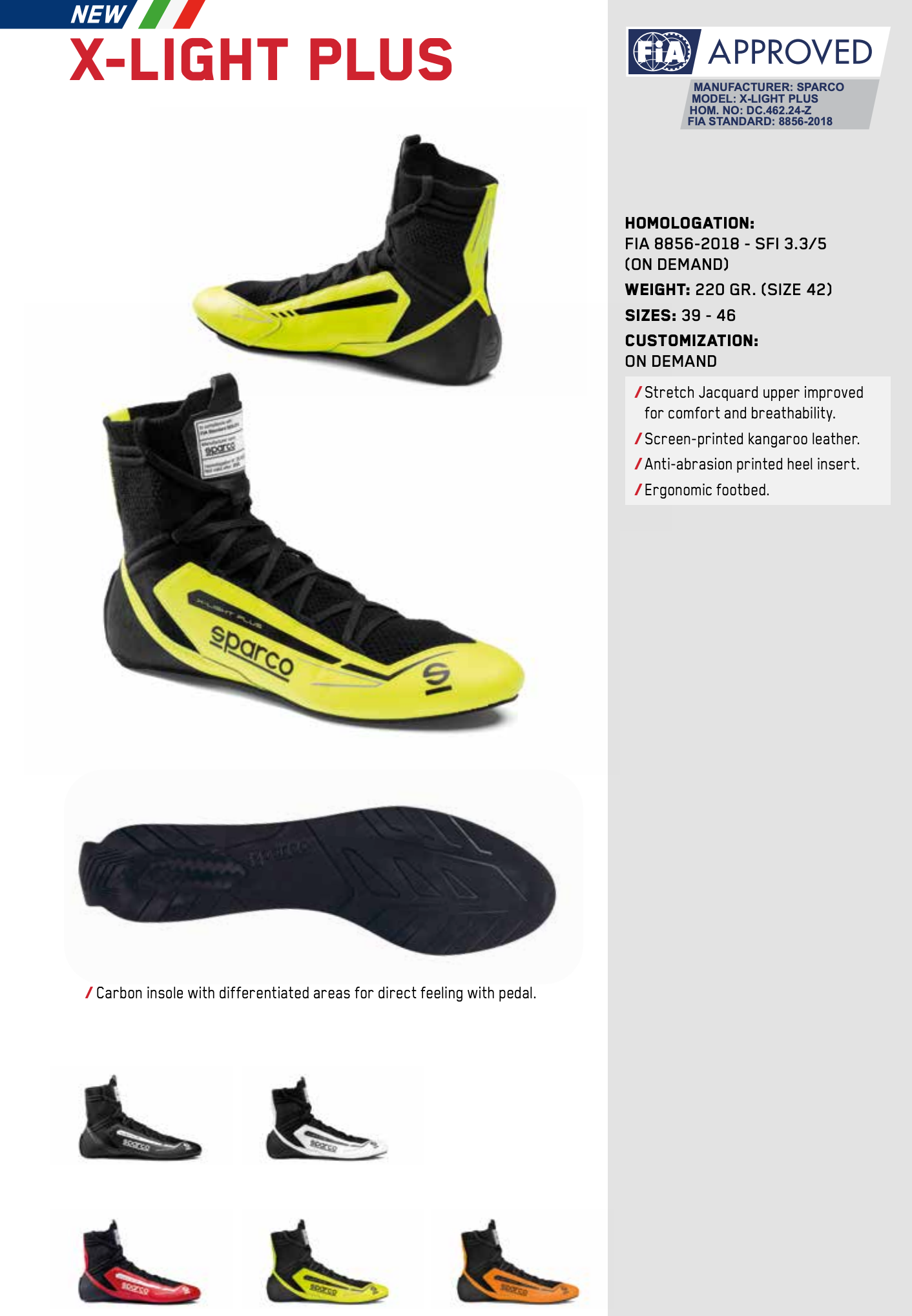 Sparco X-Light+ Racing Shoes | New Style