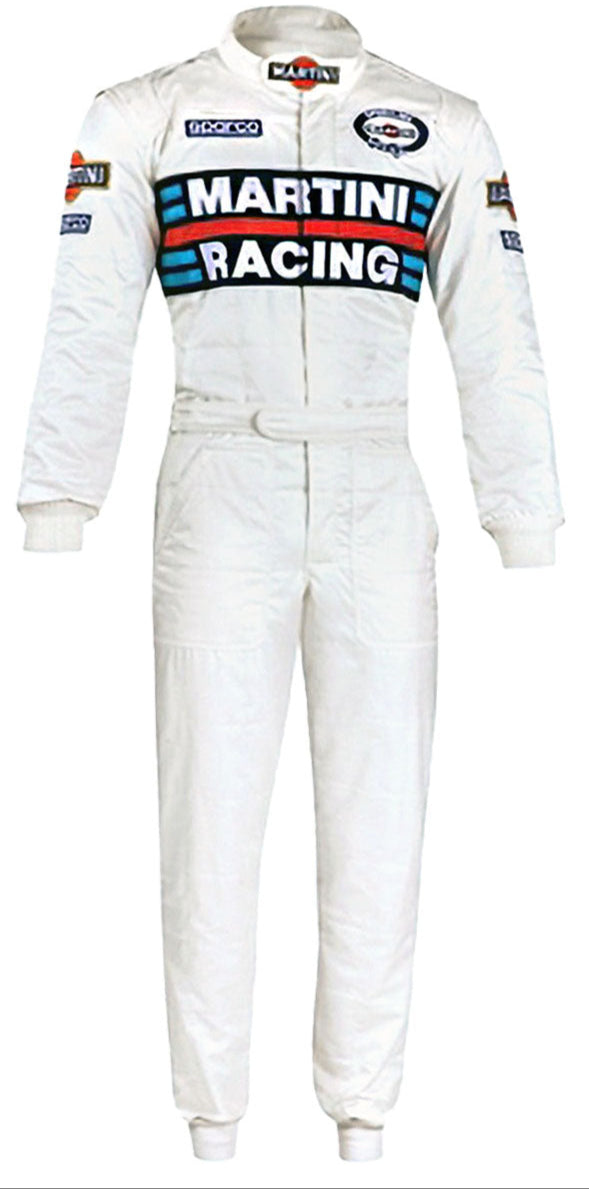 Sparco Martini Racing Driver Suit (White)