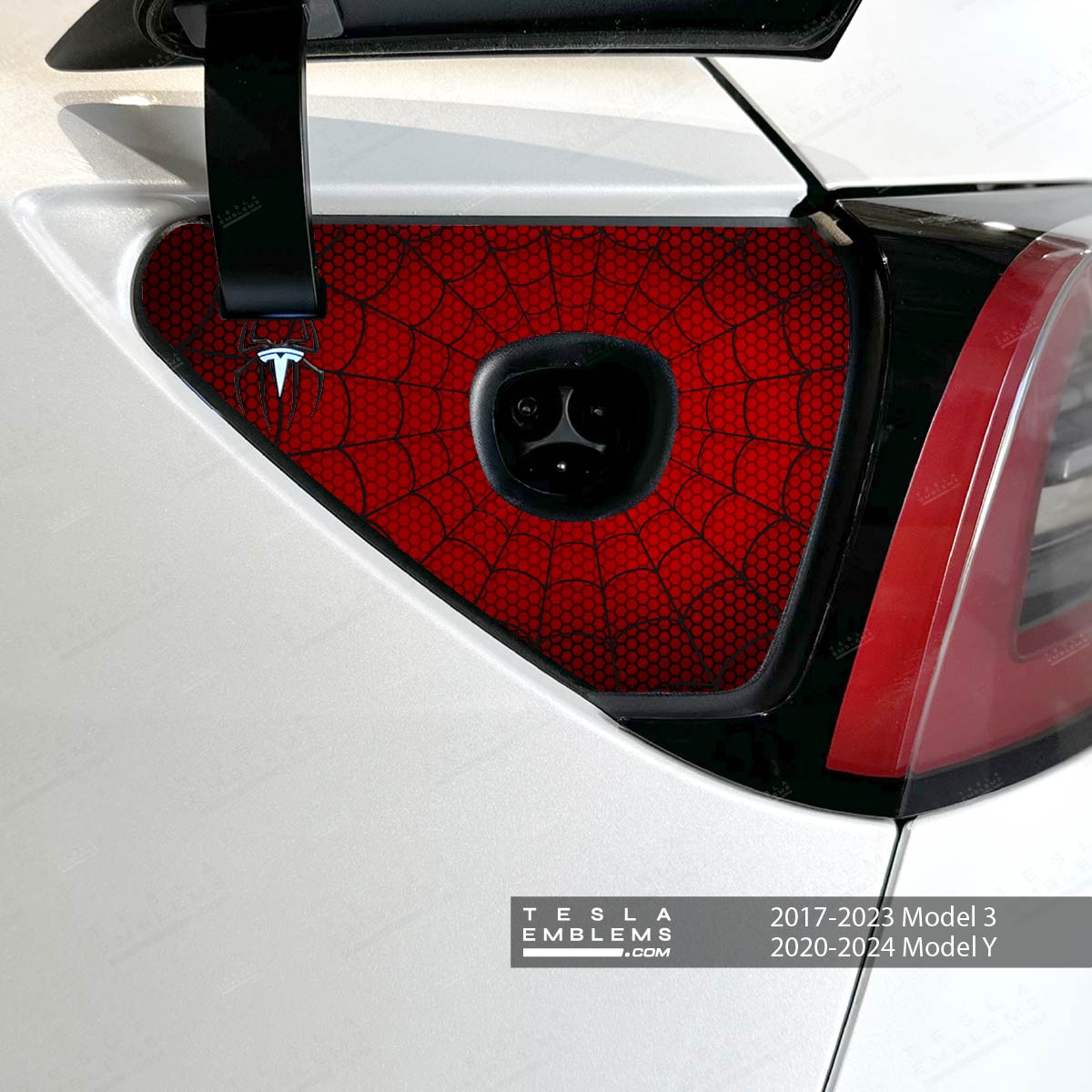 Spidey Senses Tesla Charge Port Wrap | Model Y