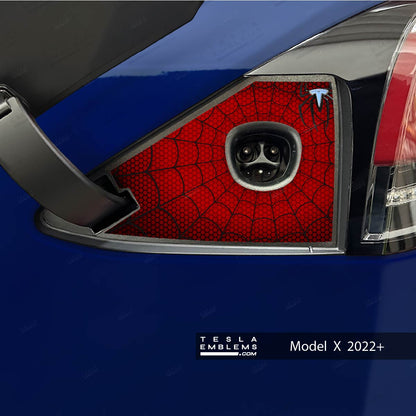 Spidey Senses Tesla Charge Port Wrap | Model X