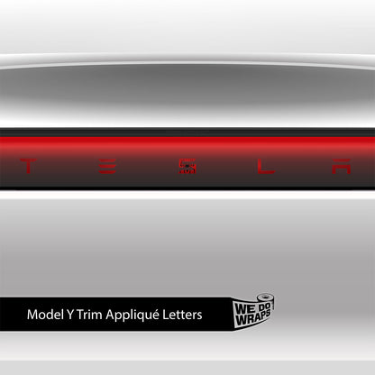 Spidey Senses Tesla Emblem Decals (Front + Back) | Model Y