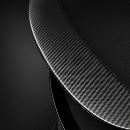 TESLA MODEL 3 HIGHLAND REAR TRUNK SPOILER REAL PRE-PREG DRY CARBON FIBER MATTE OR GLOSS