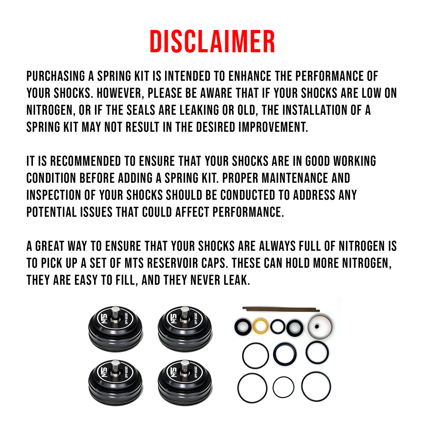 MTS Offroad Polaris General SPRING KIT