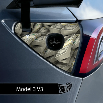 Stacks on Stacks Tesla Charge Port Wrap | Model 3