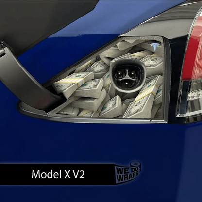 Stacks on Stacks Tesla Charge Port Wrap | Model X