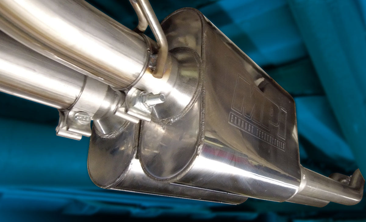 Ford, 2021-2026, 5.0L - Stainless - MPI Exhaust Cat-Back Dual Stainless Kit