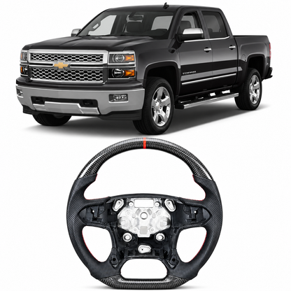 Carbon Fiber Steering Wheel for Chevrolet Silverado / Tahoe / Suburban 2014-2018