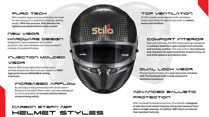 Stilo ST6 FN ABP 8860-2018 Carbon Fiber Helmet