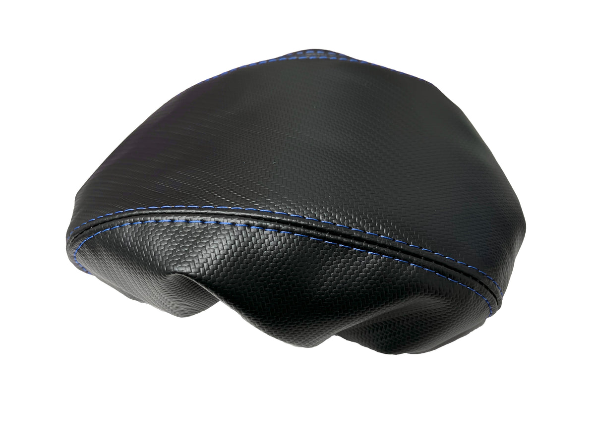 Carbon Fiber Synthetic Leather Console Armrest Cover For 2008-2016 Subaru Impreza WRX STI Crosstrek