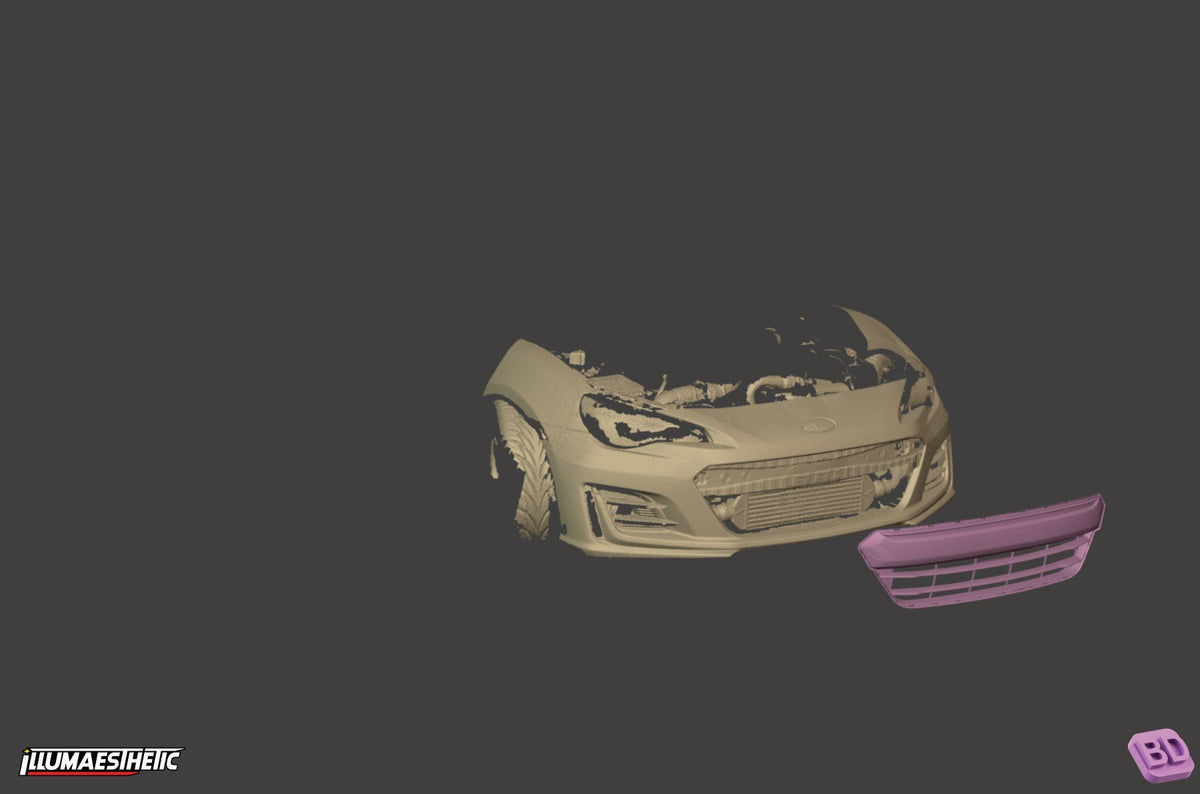 Subaru BRZ / Scion FRS / Toyota GT86 (ZC6 / ZN6) 3D Scan (2013-2020)