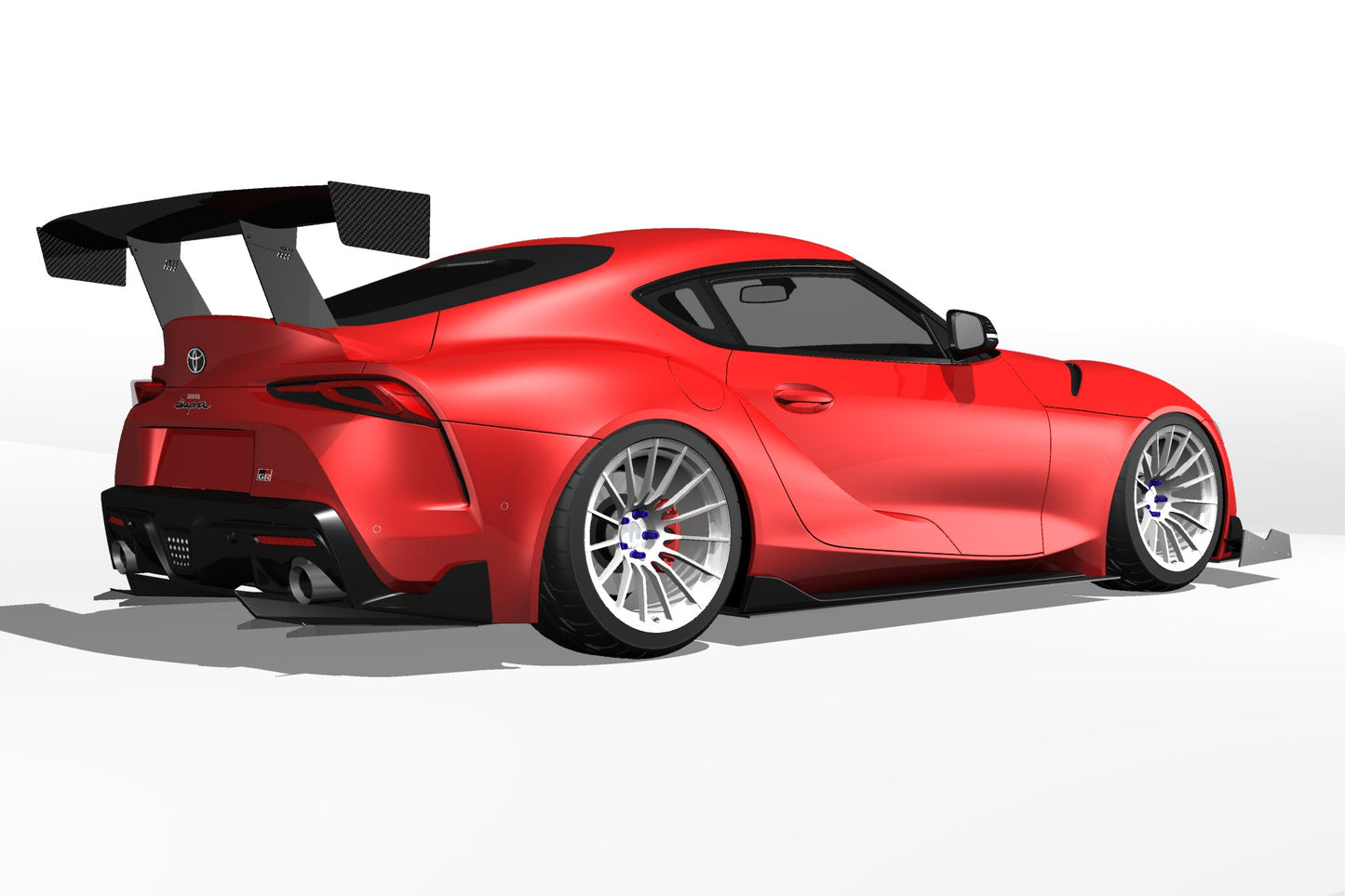 Diffuser V1+ – Toyota GR Supra (Mk5, 2020+)
