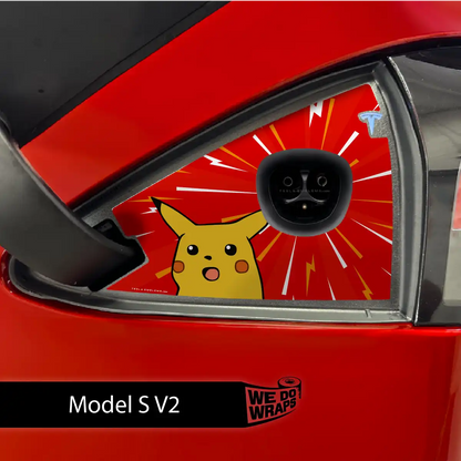 Shockachu Tesla Charge Port Wrap | Model S