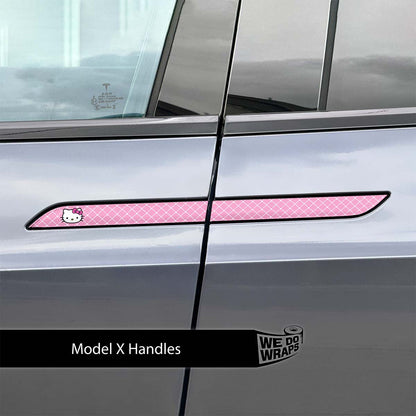 Sweet Kitty Tesla Door Handle Decals (4pcs)