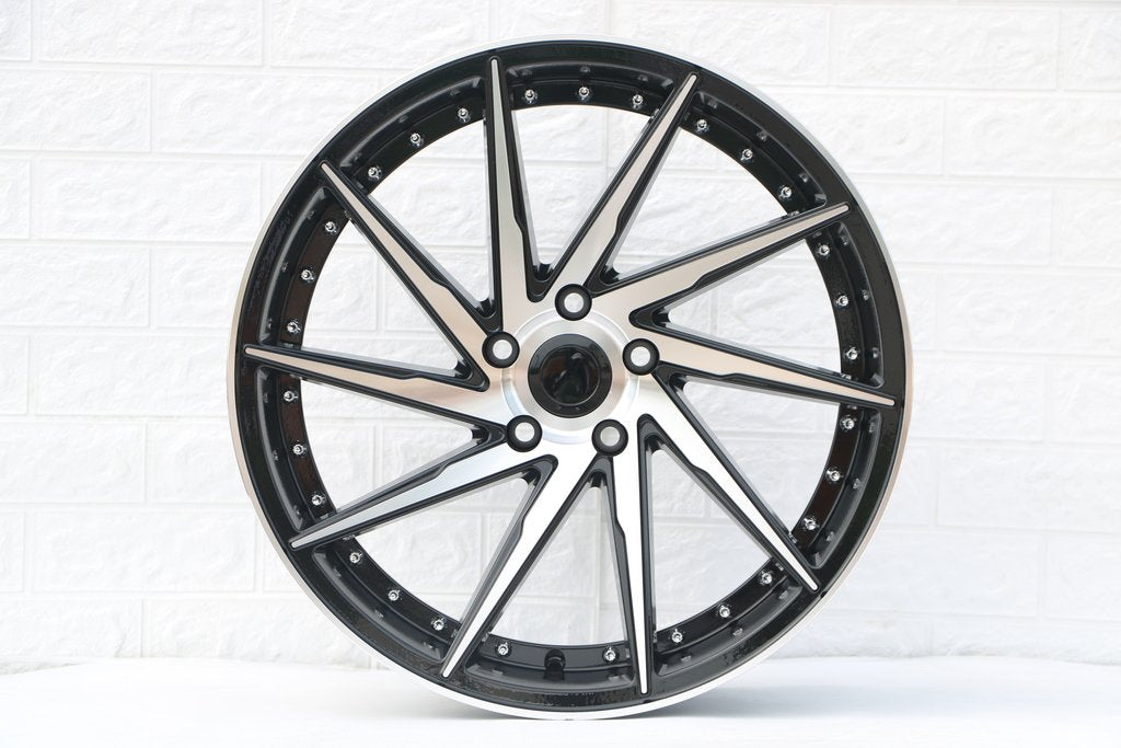 19" Riveted Swirl Style Wheels