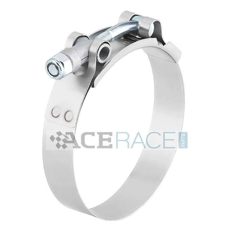 T-Bolt Clamp 304 Stainless - For 3.750" ID Silicone (Clamping Range: 3.740" - 4.133")