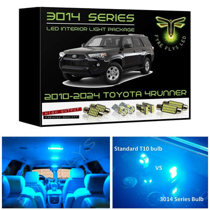 2010-2024 Toyota 4Runner Super Bright 3014 Series LED interior light kit