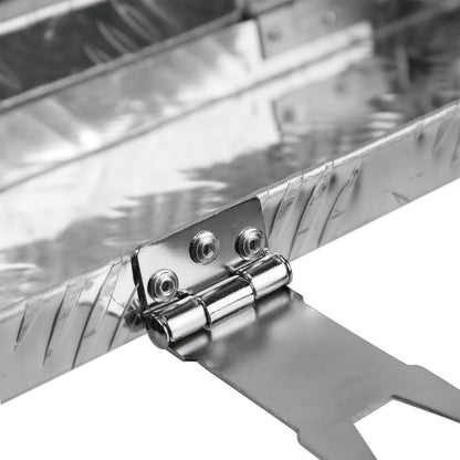Universal 20" Heavy Duty Silver Aluminum Tool Box w/ Lock & Keys