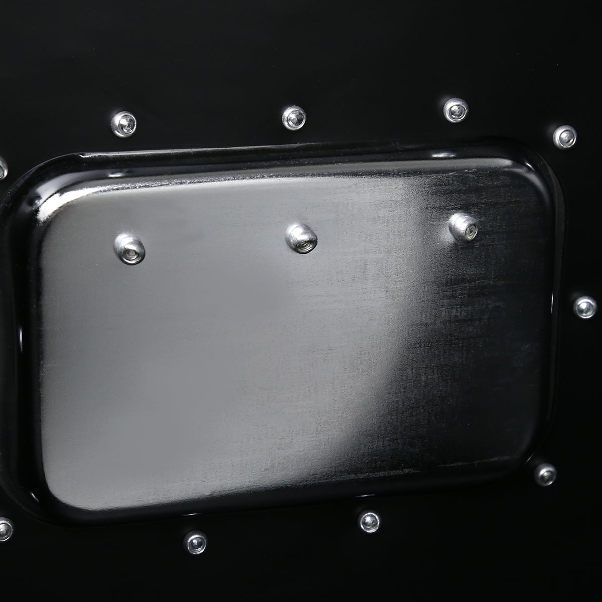 Universal 49" Heavy Duty Black Aluminum Truck Tool Box w/ Side Handles, Lock, & Keys