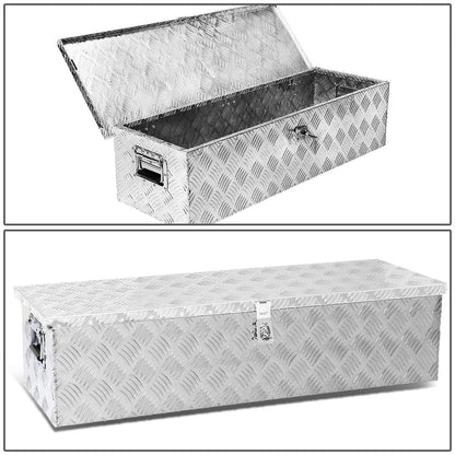 Universal Truck Trailer Tool Box with Lock Aluminum 50x13x10