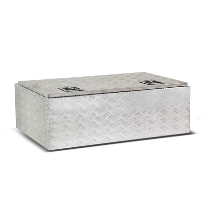 Universal Truck Trailer Tool Box w/ Lock & Key Aluminum 42x18x17