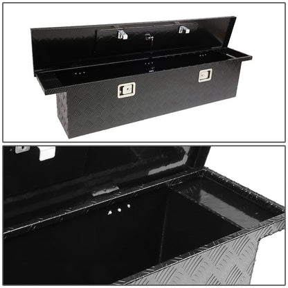 69" Crossover Truck Tool Box with Lock - Aluminum
