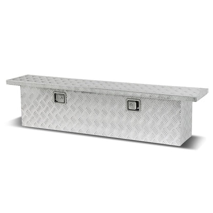Aluminum Crossover Truck Tool Box with Lock - 69" x 12" x 15.5"