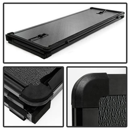 SPYDER xTune 04-14 Ford F150 66in. Bed(No Flareside) Hard Tri-Fold Tonneau Black (TC-HTF-FF15004-66) 9045929