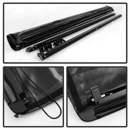 SPYDER xTune 04-07 Chevy Silverado/GMC Sierra 1500 CC 68in. Bed Roll-Up Tonneau Cover - Blk (TC-RU-CS04-68) 9043673