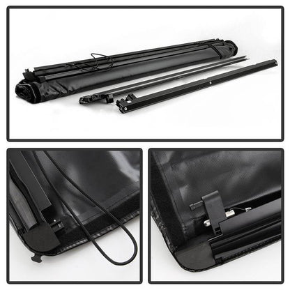 SPYDER xTune 01-05 Ford Explorer Sport Trac 49in. Roll-Up Style Tonneau Cover - Black (TC-RU-FEXP01-49) 9043482