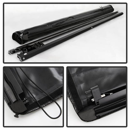 SPYDER xTune 04-14 Ford F150 78in. SB (No Flareside) Roll-Up Tonneau Cover Black (TC-RU-FF15004-78) 9043512