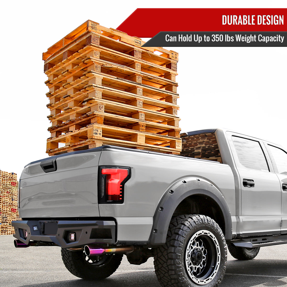 2016-2019 Toyota Tacoma 6' Short Bed Soft Quad-Fold Tonneau Cover