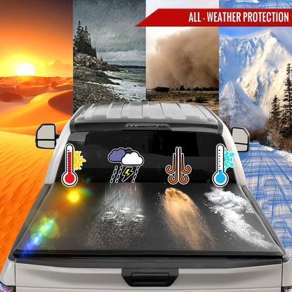 2016-2019 Toyota Tacoma 6' Short Bed Soft Quad-Fold Tonneau Cover