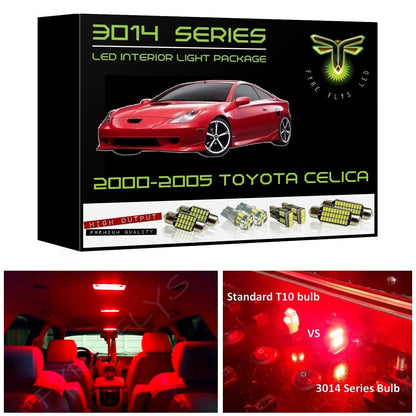 2000-2005 Toyota Celica Ultra Bright 3014 Series LED interior light kit