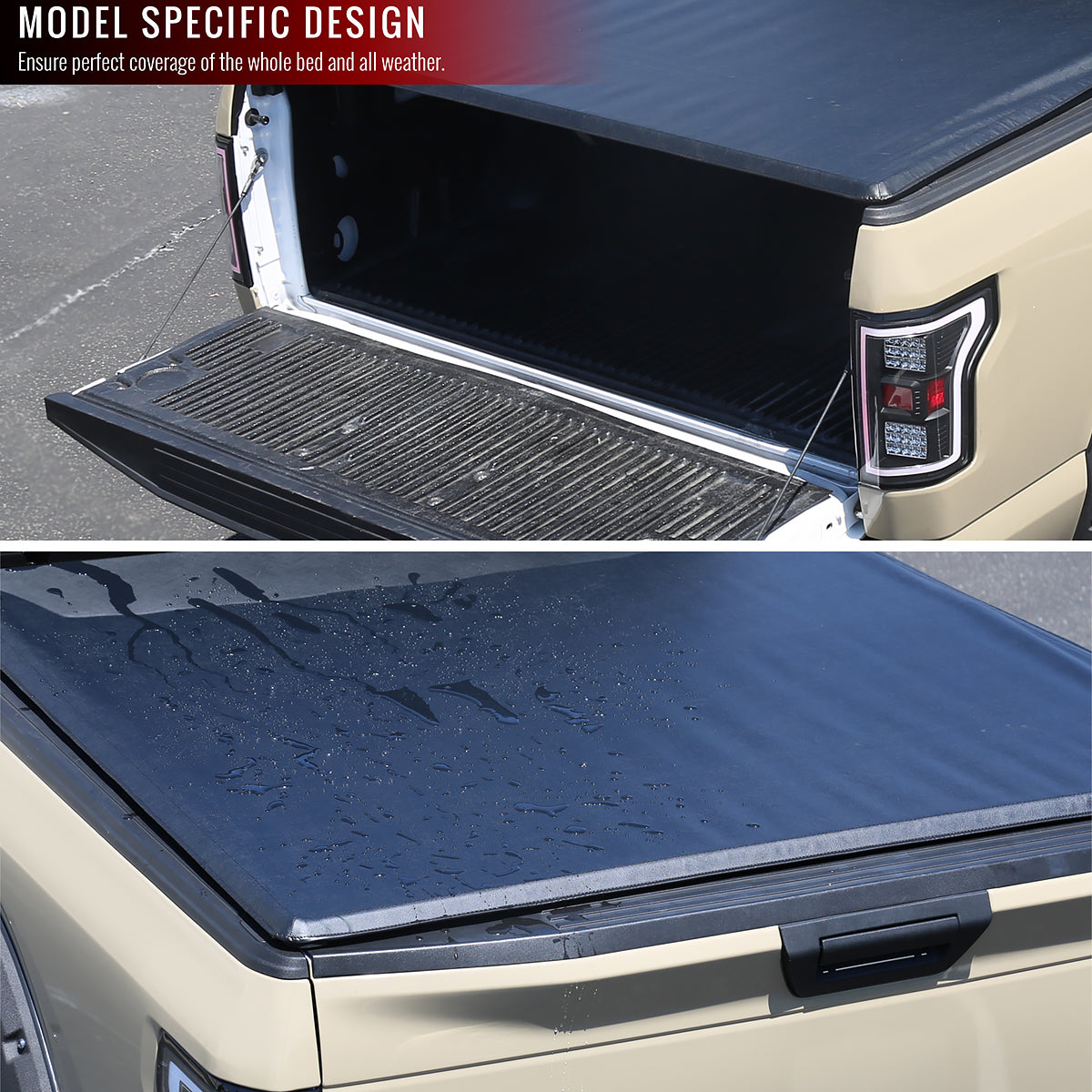 2014-2018 Chevrolet Silverado 1500 / GMC Sierra 1500 / 2019 Silverado Classic Sierra Legacy 78" Bed Roll Up Vinyl Tonneau Cover