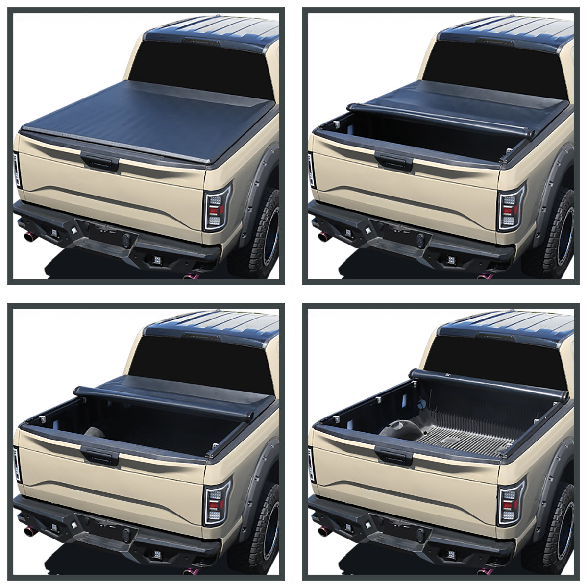 2009-2018 Dodge RAM 1500/2019-2022 RAM 1500 Classic 5.6FT Short Bed Soft Roll Up Tonneau Cover