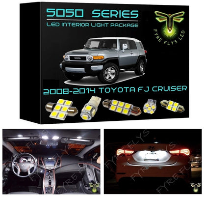 2007-2014 Toyota FJ Cruiser LED interior light kit 5050 Series