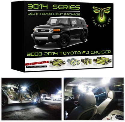 2007-2014 Toyota FJ Cruiser Super Bright 3014 Series LED interior light kit