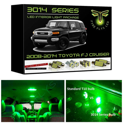 2007-2014 Toyota FJ Cruiser Super Bright 3014 Series LED interior light kit