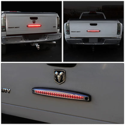03-06 Dodge Ram 2500 3500 LED Sequential Tailgate Brake Light Chrome