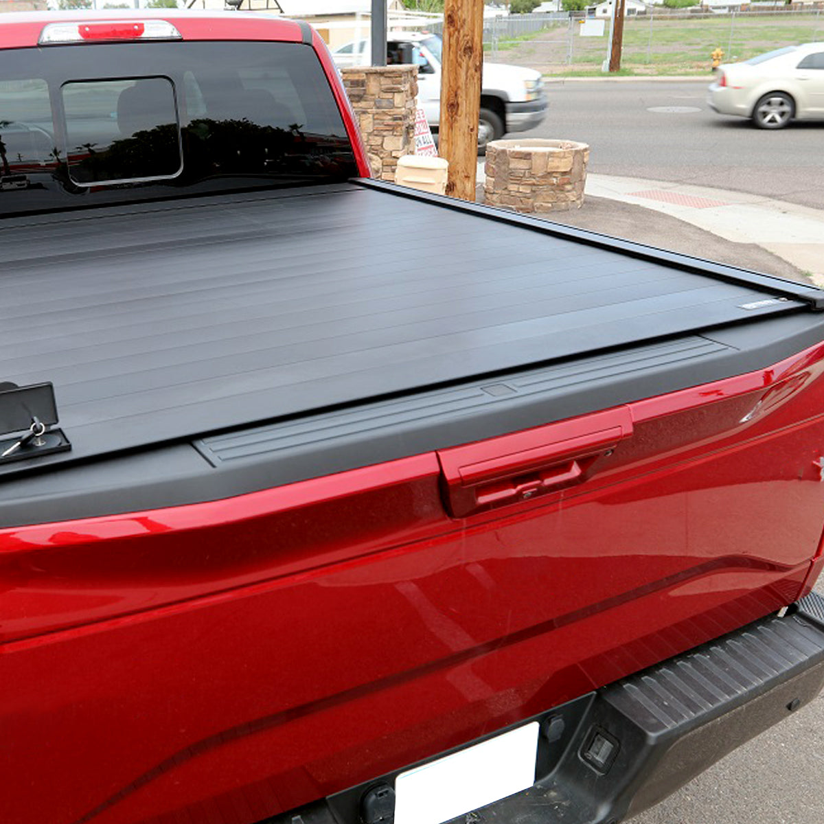 2015-2020 Ford F-150 Black ABS Tailgate Cap Cover