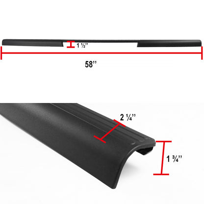 2005-2012 Nissan Frontier Black Textured ABS OE Style Tailgate Cap Cover