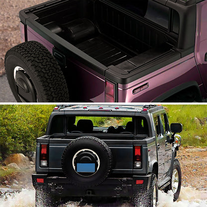 2005-2009 Hummer H2 Sport Utility Truck Black Textured ABS Tailgate Cap Protector Cover
