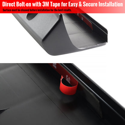 2006-2008 Dodge RAM 1500 / 2006-2009 RAM 2500 3500 Black Textured ABS OE Style Tailgate Cap Cover