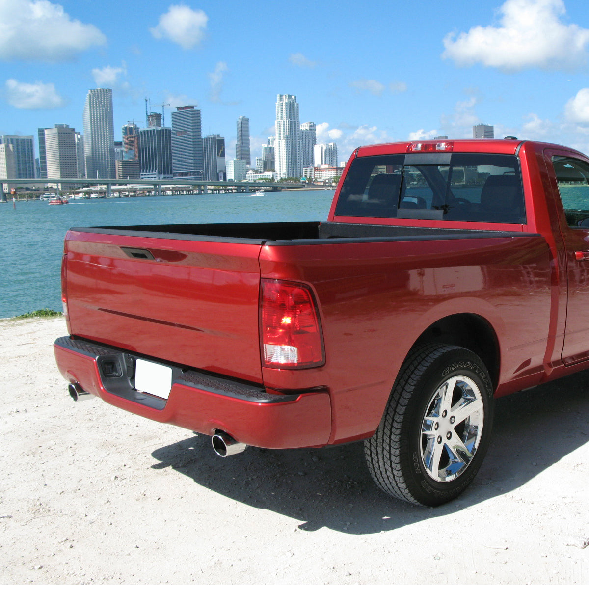 2009-2018 Dodge RAM 1500 / 2019 RAM Classic / 2010-2018 RAM 2500 3500 Black Textured ABS OE Style Tailgate Cap Cover