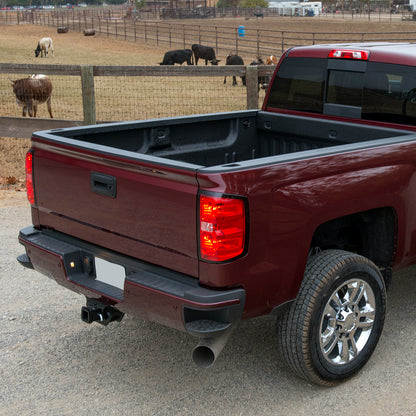 2014-2018 Chevrolet Silverado/2014-2018 GMC Sierra Black ABS Tailgate Cap Cover